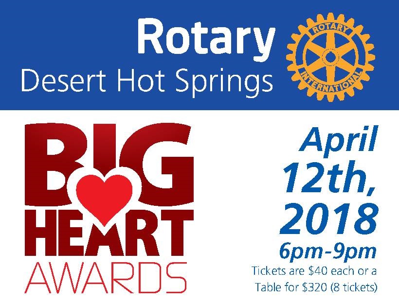 We're Proud To Be A Sponsor For The 2018 Big Heart Awards